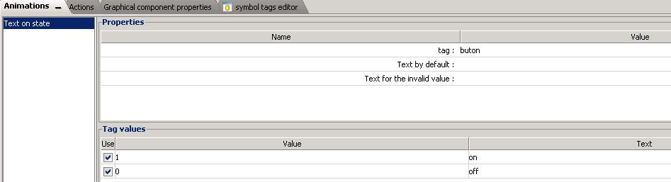 In the Properties section, choose the Tag that you want to link to the object (Boolean Tags).