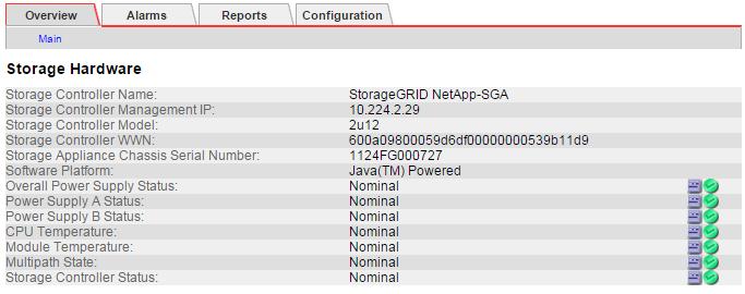 56 StorageGRID Webscale 10.4 Administrator Guide This section appears only if the Storage Node is an appliance.