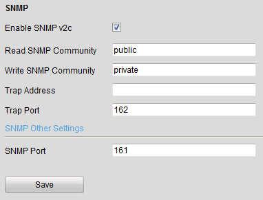Figure 4. 18 SNMP Settings (1) 3.