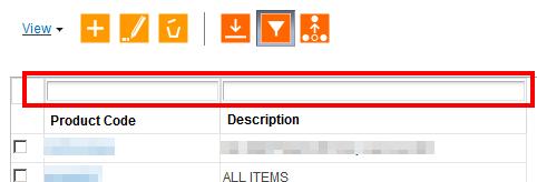54 Query by Example - search for search criteria in the expected column header. NOTE: This is the same functionality as the button. 1. Click the query button. 2.
