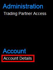 8 Account Details The Account Details page shows account information including the number of catalogs, selection