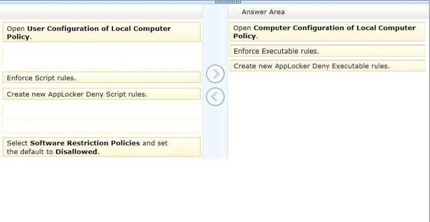 How to configure AppLocker Group Policy to prevent software from running Reference: http://mabdelhamid.wordpress.