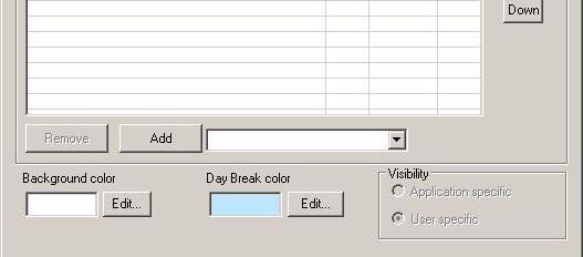 SYS 600 9.2 MicroSCADA Pro 1MRS756118 Choosing background color to color settings You can change the background color of every list control.