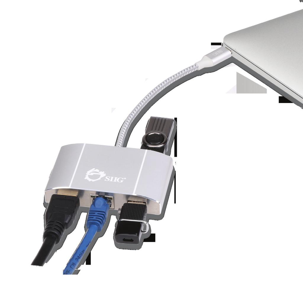 JUH30612S1 Expands a single USB TypeC port (with