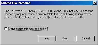 (2) System will then ask you to confirm deletion. Click OK.