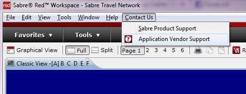 To validate that the user received the application before restarting Sabre Red Workspace, click Help and then History of Updates to look for Red Apps with a status of