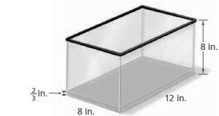 27. Antonia has two prism-shaped containers. One has a volume of 2 2 cubic feet. The other has a volume of 2 cubic foot. 5 3 a. How many of the smaller container will it take to fill the larger? b.
