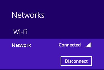3. When Connected appears behind the SSID (as shown below), you have successfully