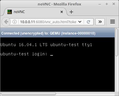 107 Check the status of the new VM instance.