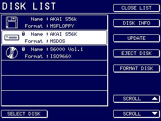 FORMATTING s5000/ s6000 As the disk is being formatted, you will see the following animated display: At the end of the process, you