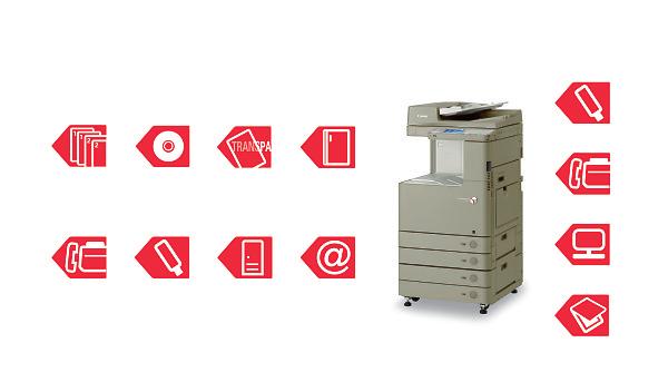 Canon imagerunner ADVANCE C2000 series Practical multifunctional colour printer for the office The devices score high points on effectiveness: Standard Canon controller for consistent high