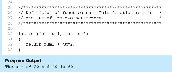 A VALUE-RETURNING FUNCTION 33 A