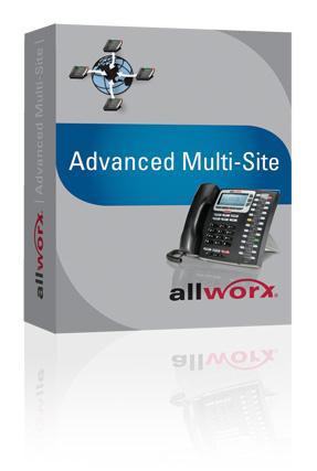 Allworx Advanced Multi-Site Networking Unrivaled in scope and simplicity, this exciting capability takes the inherent advantages of a distributed environment and embeds a completely seamless call