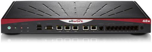 Phones Allworx 48x The Allworx 48x is the largest and most powerful of any Allworx system to date supporting up to 250 users per system.