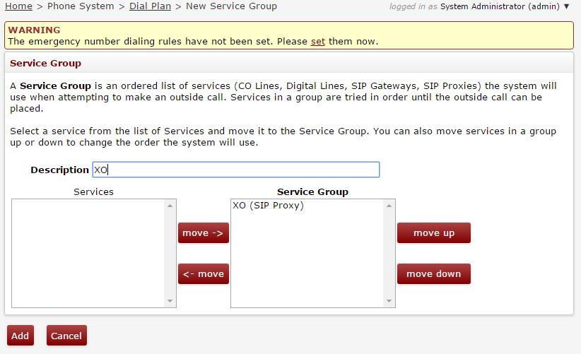 b. Modify the existing rules and set the Service