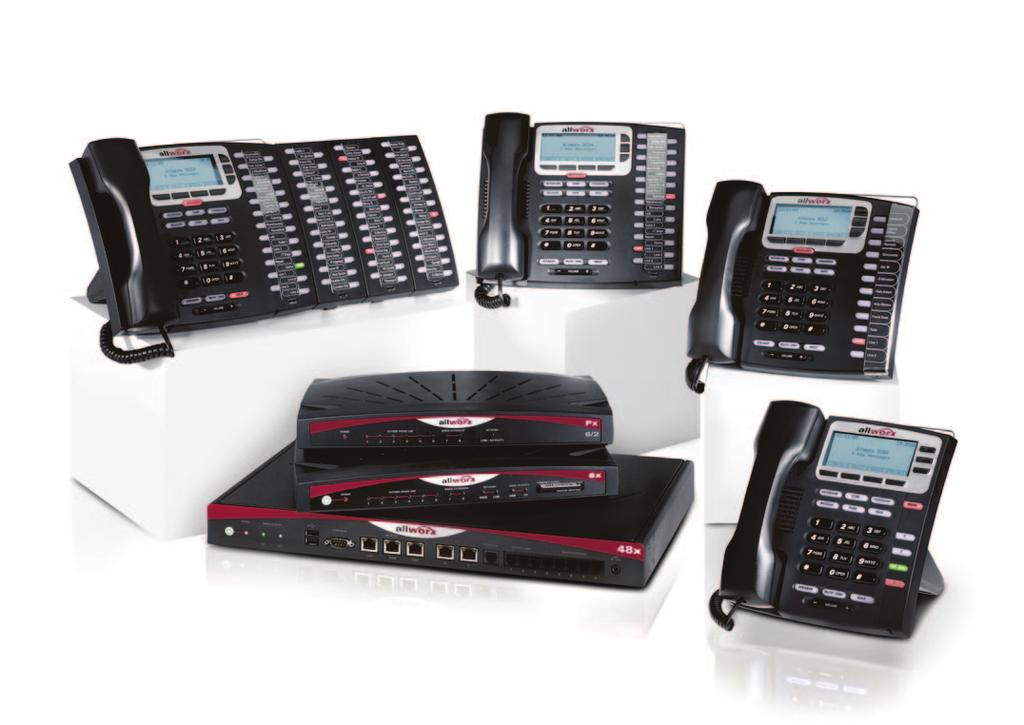 Allworx Family of Products 2007 Award-winning phone systems for businesses Whether your business has 10 employees at a single site or hundreds of employees at