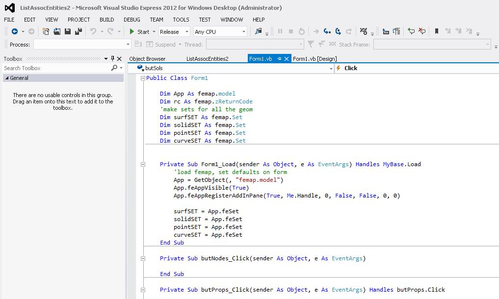 also write programs in Visual Studio lots of debugging tools and easy