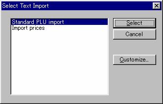 8. Importing and Exporting Data 8.1 Text File Import ScaleLink Pro has a flexible text file import function to allow data to be imported from other systems.