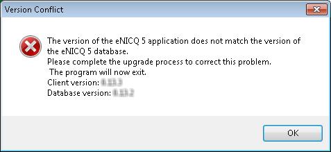 When the WinZip dialog closes, the upgrade process is complete. The application will launch automatically if you checked the Start enicq 5 Client box. 20.