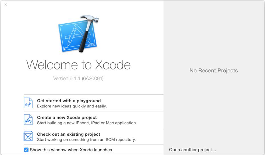 4 How to Build, Install, and Use the iphone Application 4.1 Building and Installation 1. Download XCode IDE 6.3 on your machine. 2.