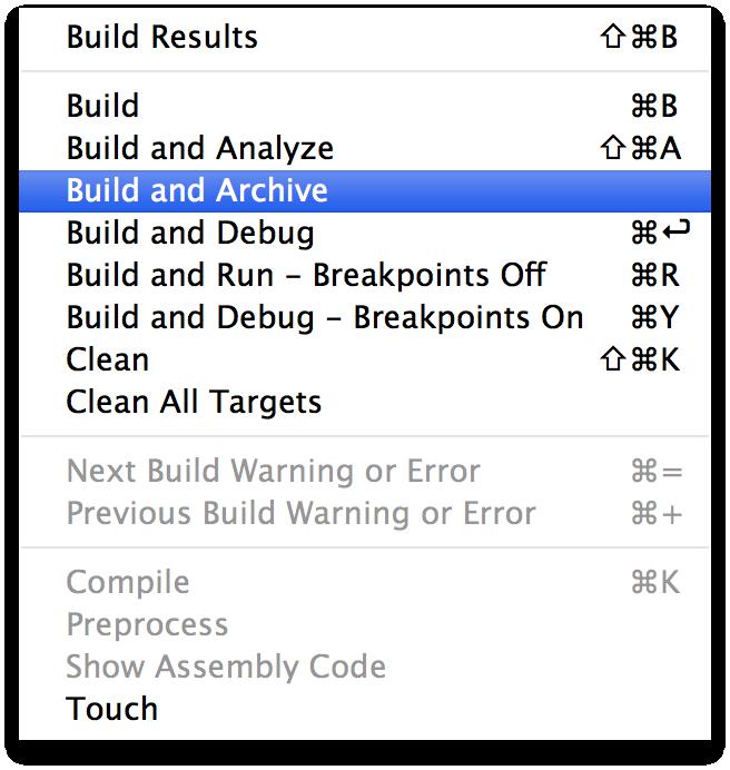 Distribution First-class support in Xcode Archives Freeze