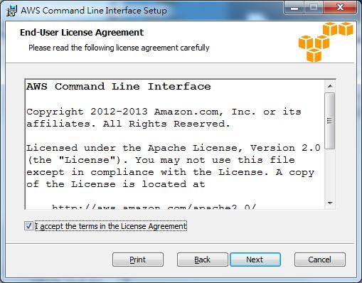 Installing the AWS Command Line Interface 4.