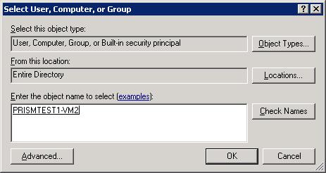 domain computers group (or ensure the authenticated users group is listed). B.