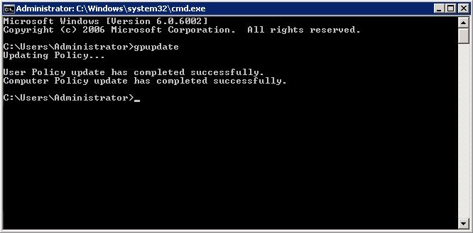 After the group policy has been successfully updated, the endpoints must be restarted for the ITSM agent to be installed. That's it.