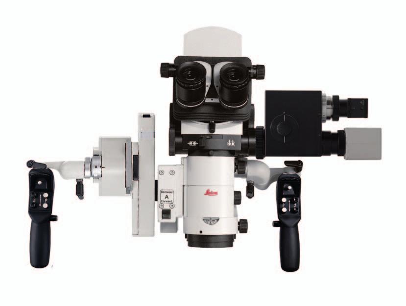 The Best Possible Image The Fluorescence Technique To improve the visible image and near-infrared ICG signal, Leica Microsystems has developed a NIR-optimized beam splitter and Dual Video Adapter