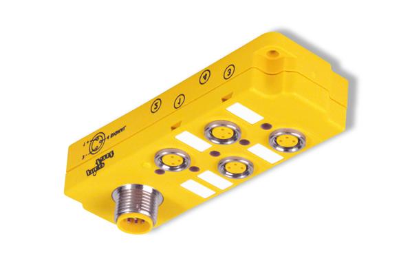4-port, Snap Lock, 10-48 VDC multibox picofast Junction Box, 4-port Snap Lock or Threaded Connections Available with or without LEDs TURCK Industrial Wiring Solutions Quick Disconnect or Integral