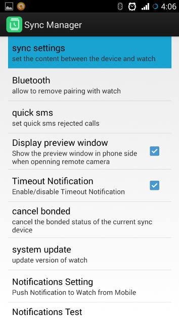 Click Sync Settings under