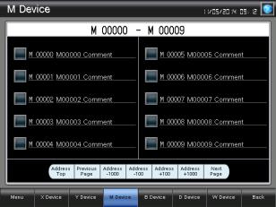 4.2.2 Screen list/transition (individual) Base screen B-30005: X Device Window screen W-30004: X Device Change
