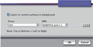 Add two new devices using the Add button at the bottom of the window and rename them ReMOTE SL Port 1 and ReMOTE SL Port 2 respectively.