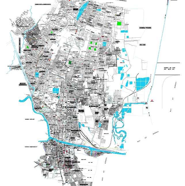 Kakinada city Municipal Corporation Map Volume II