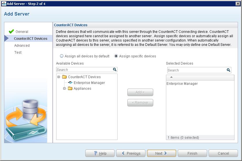 Name Database Username Database Password Configuration Manager Version Connecting CounterACT device SMS_db23. A username for the SQL database of the SMS/SCCM server.
