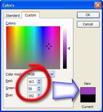 How is font colour recognised?
