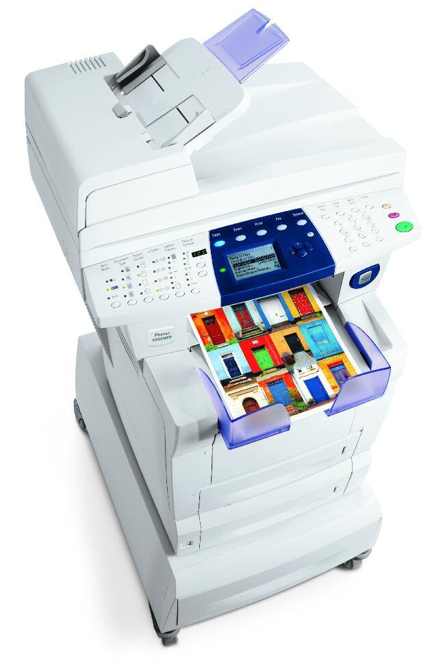 See the first page of your copy job in as little as 15 seconds and the first page of your print job in as little as six seconds. Print black and white and colour at up to 30 ppm.