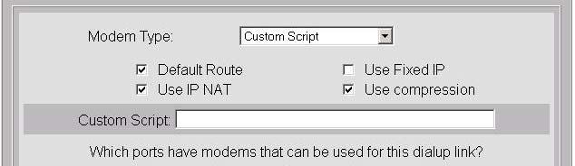 Custom Script Checkbox Selected: Customer specific Custom
