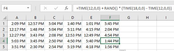 If you again find a random number instead of time, format the cells with specific time format.