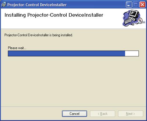 How to remove Projector-Control Device Installer Select [Start] -