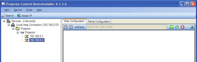 Telnet setting Setting of password, display language, LAN control, and PJLink certification using telnet.