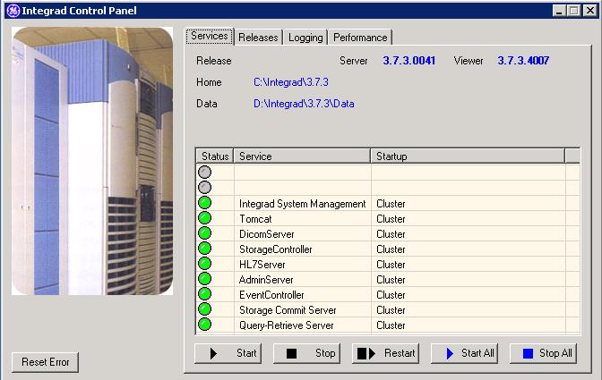 Figure 6 shows the Microsoft cluster view after MNS has been added to the cluster. The resources can only fail over and fail back between the production nodes (GE-MV-MC1 and GE- MV-DR-MC1).