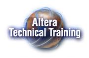 ALTERA FPGAs Architecture & Design Course Description This course provides all theoretical and practical know-how to design programmable devices of ALTERA with QUARTUS-II design software.