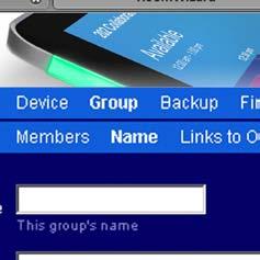 7 Click Synchronize Group Membership when the list of group members on the gateway RoomWizard is complete.