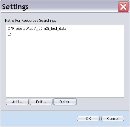 Application S etting s Application settings can be changed using special dialog (MainMenu File Settings).