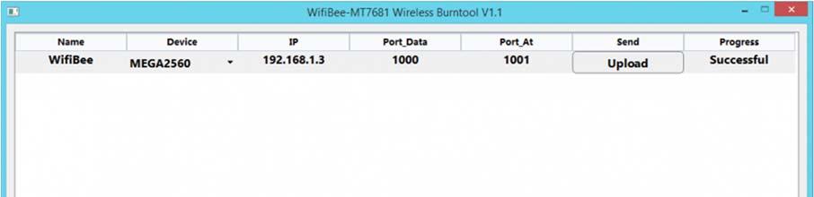 Download the Wireless Programming Tool WiFiBee-MT7681 Wireless