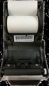1 Inserting Paper Roll 01 To Insert the thermal paper roll into the axept S900 terminal: Pull lever on the terminal to
