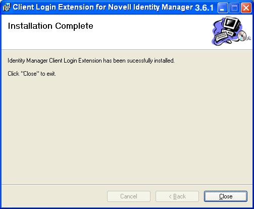 5 (Optional) To uninstall the Client Login Extension, open the Add or Remove