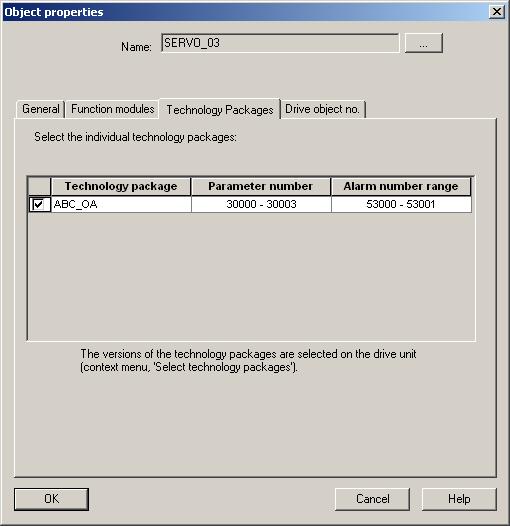 3 Installation and activation 3.1 Installing an OA-application using STARTER 3.1.4 Activating the OA-application in the drive object In the following, the OA-application is assigned to a drive object.