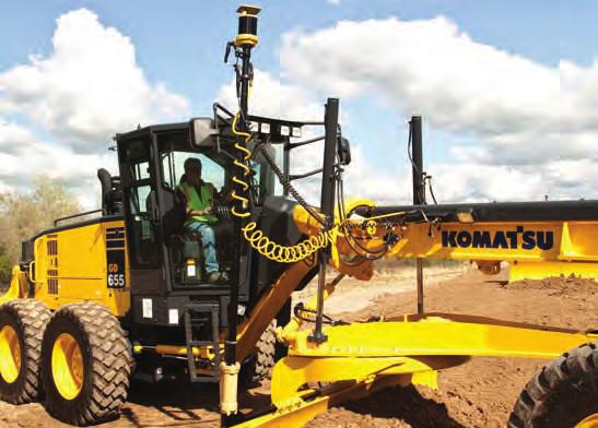 3d-gPs+, mmgps Plug-and-PlaY for Motor graders Grade Control Systems: Topcon 3D-GPS+ Automatic Grade Control System Komatsu motor graders offer excellent grading performance with their smooth precise
